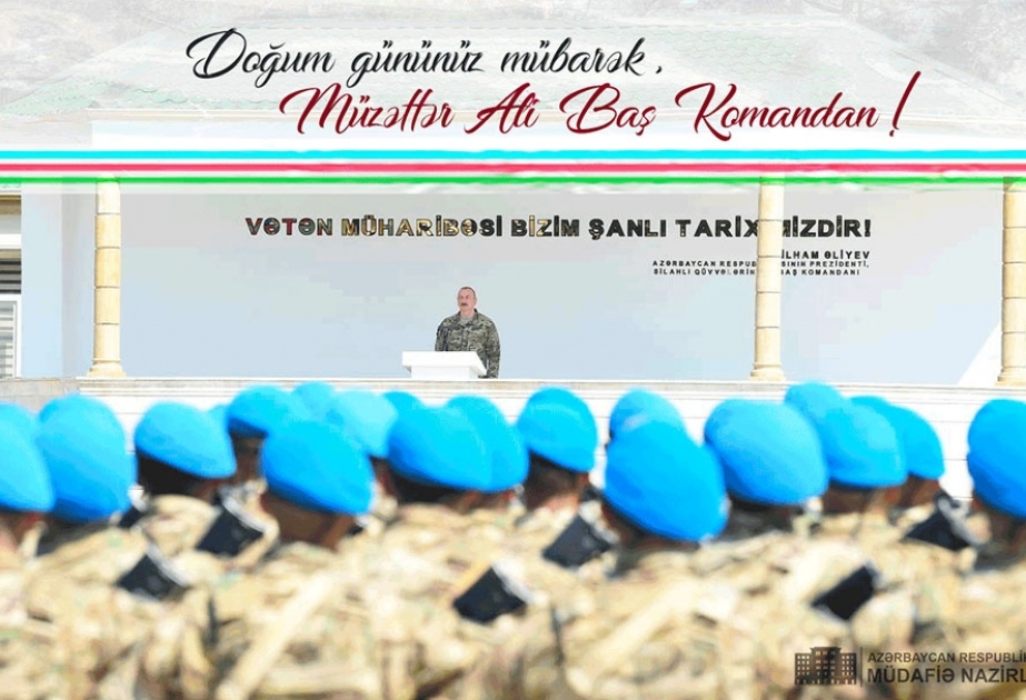 Hərbi hissənin yaranması günü qeyd olunub