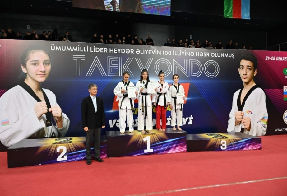 Награждены таэквондисты, отличившиеся на чемпионате Азербайджана