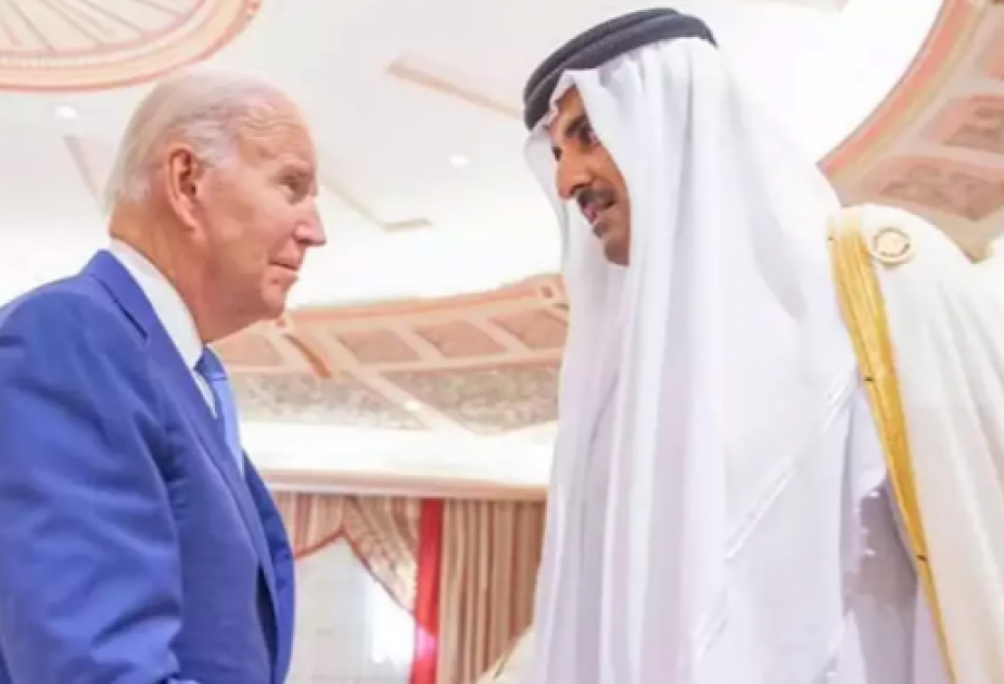 بحث آخر تطورات الأوضاع في غزة بين أمير قطر ورئيس أمريكا