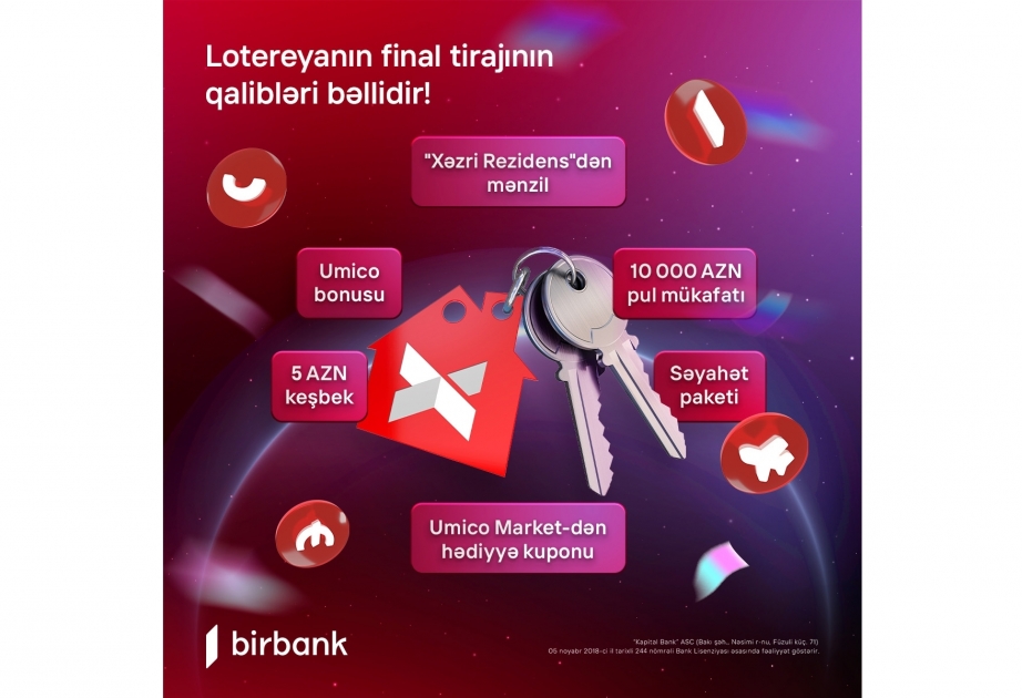 ®  The final draw of Birbank's 
