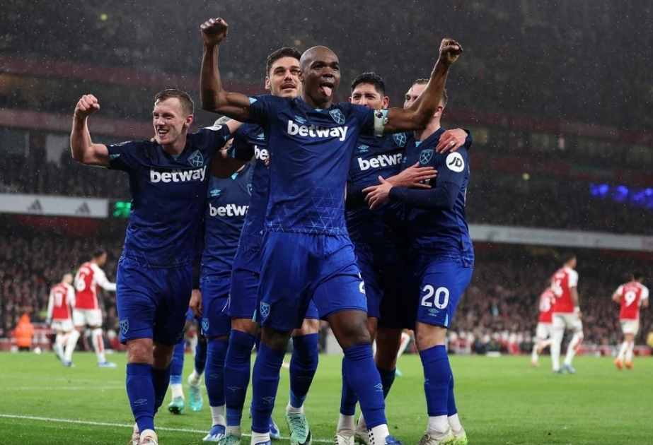 Arsenal beaten 2-0 by West Ham for 1st home loss in Premier League this season