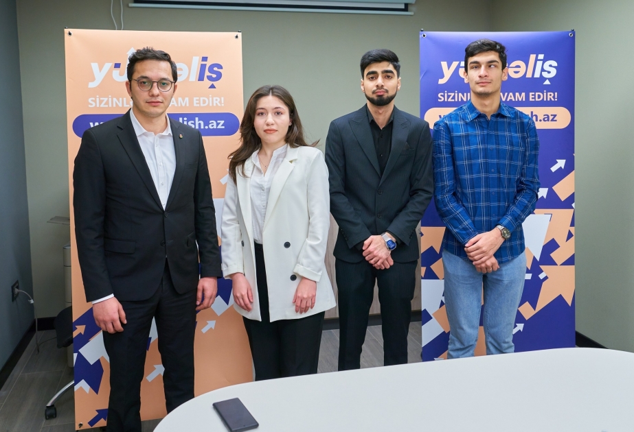 İkinci “Yüksəliş” müsabiqəsinin qalibi mentorluq proqramı çərçivəsində tələbələrlə görüşüb