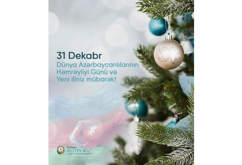 President Ilham Aliyev made post on occasion of World Azerbaijanis Solidarity Day
