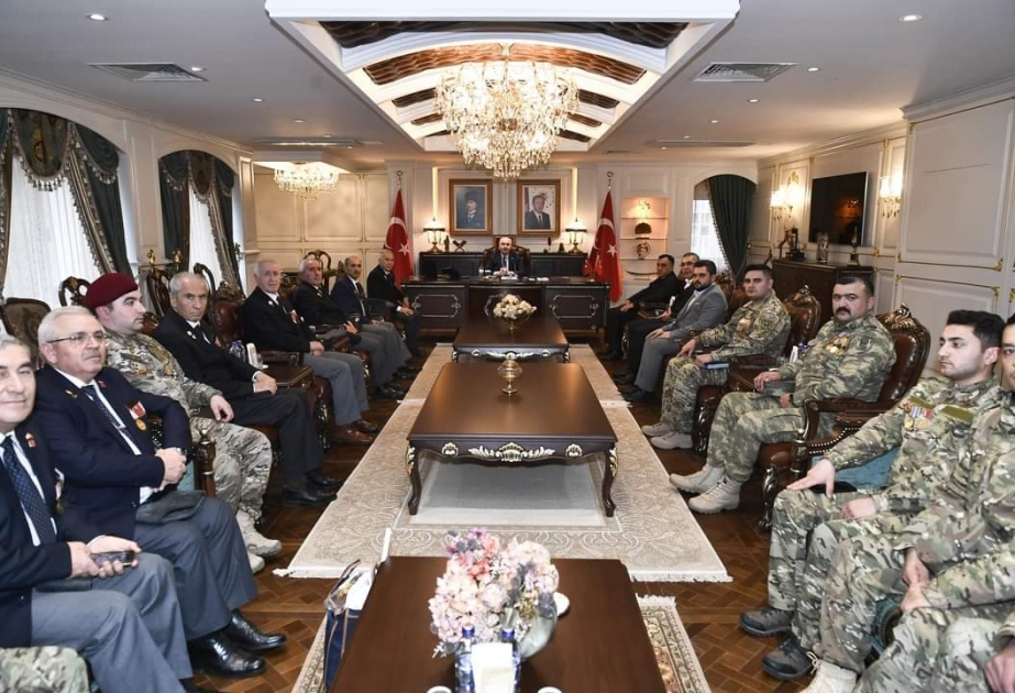 Vətən müharibəsinin iştirakçıları Adana valiliyində olublar