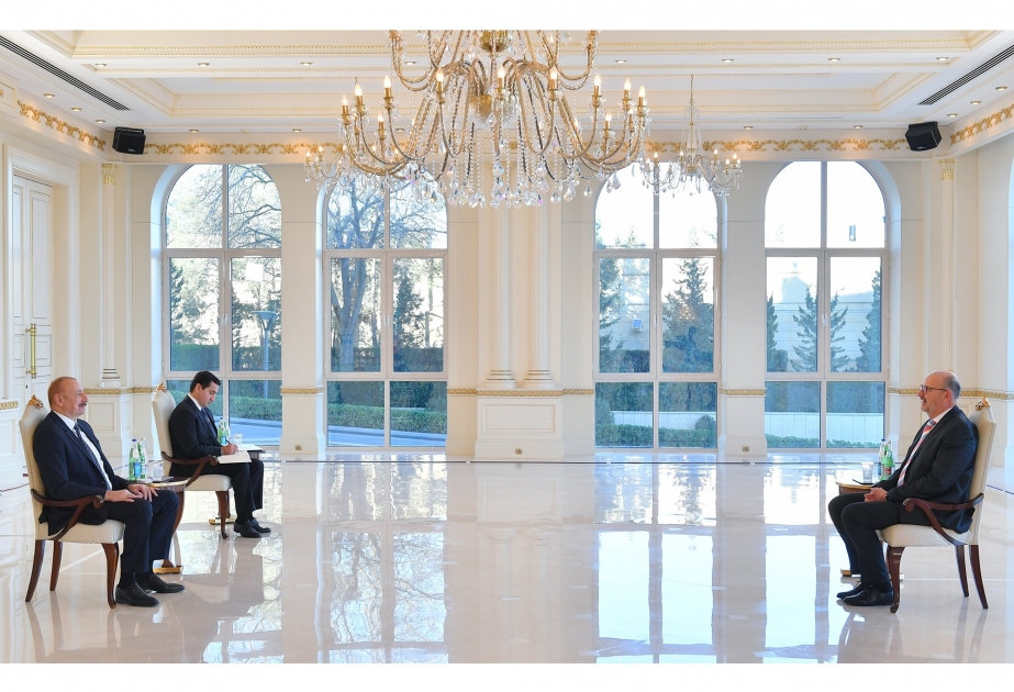 Le président Ilham Aliyev reçoit le nouvel ambassadeur du Luxembourg en Azerbaïdjan  MIS A JOUR VIDEO