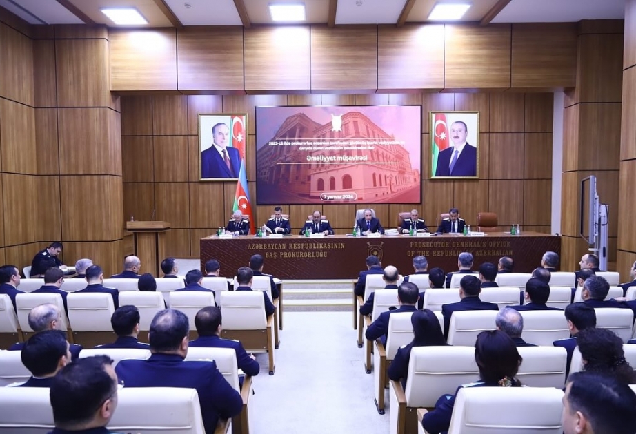 Baş Prokurorluqda əməliyyat müşavirəsi keçirilib