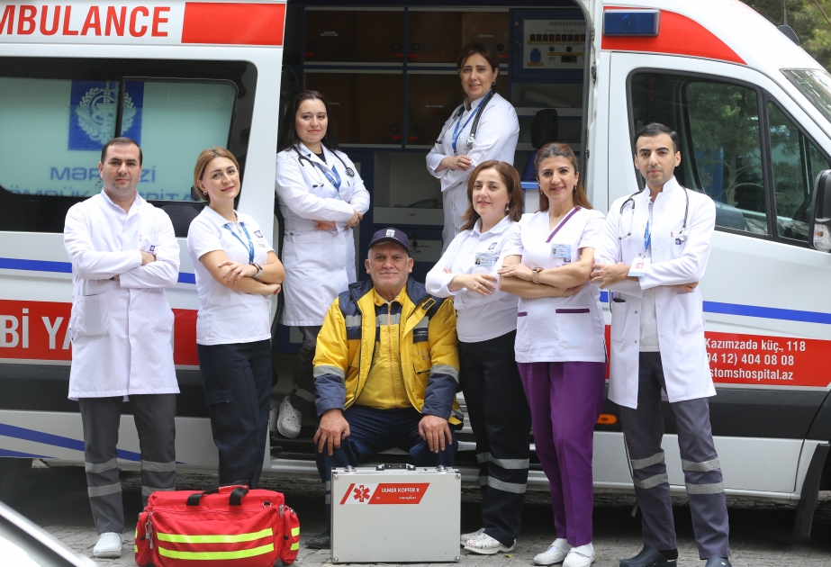 ®  Mərkəzi Gömrük Hospitalının Təcili Tibbi Yardım şöbəsi fasiləsiz işləyərək təcili və təxirəsalınmaz tibbi yardım göstərir