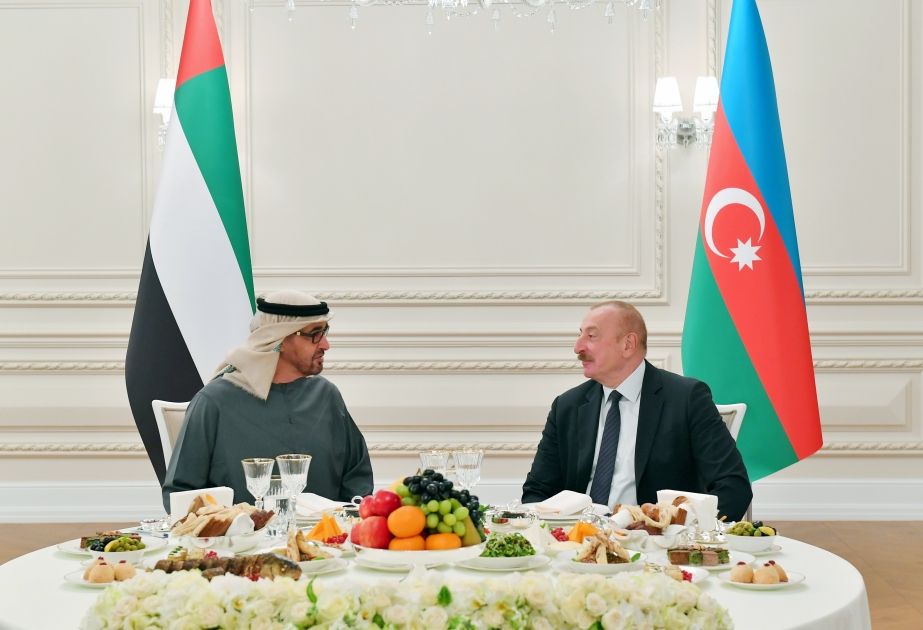 Official reception was hosted in honor of President of United Arab Amirates VIDEO