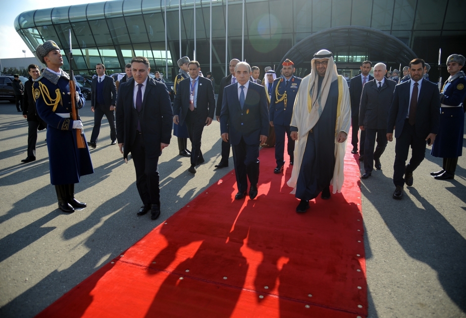 Le président des Emirats arabes unis termine sa visite officielle en Azerbaïdjan