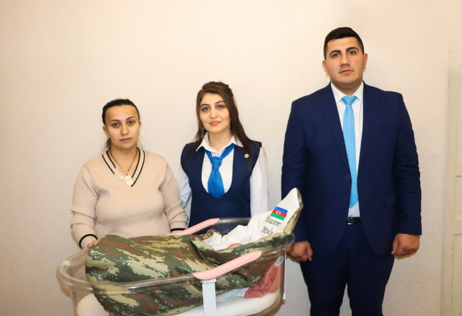 Фонд YAŞAT позаботился о ребенке героя, погибшего в ходе антитеррористических мероприятий