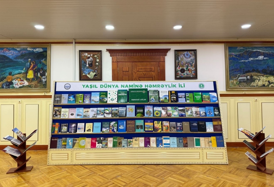 BDU-da “Yaşıl dünya naminə həmrəylik ili” adlı kitab sərgisi təşkil edilib