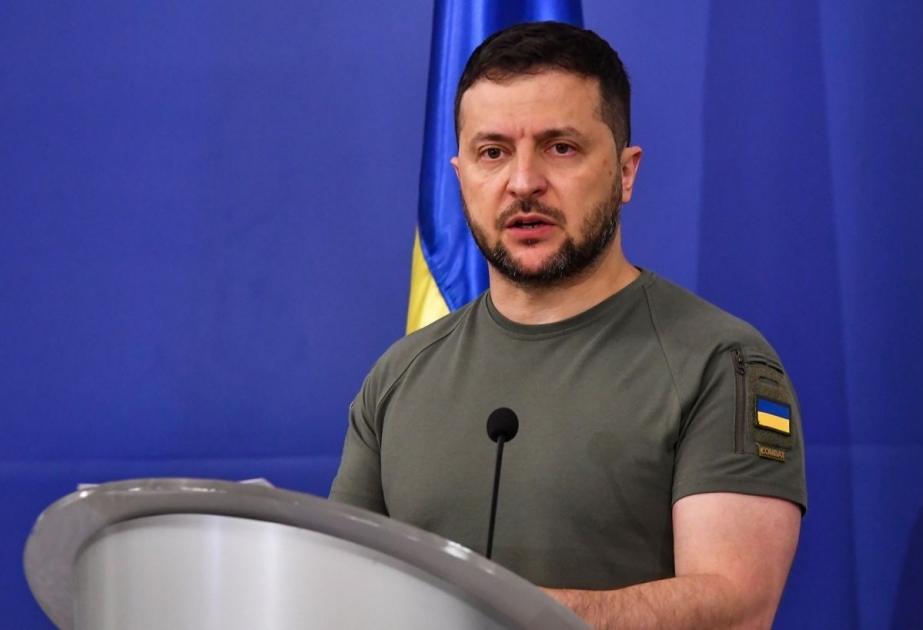 Le président ukrainien Volodymyr Zelensky arrive à Vilnius