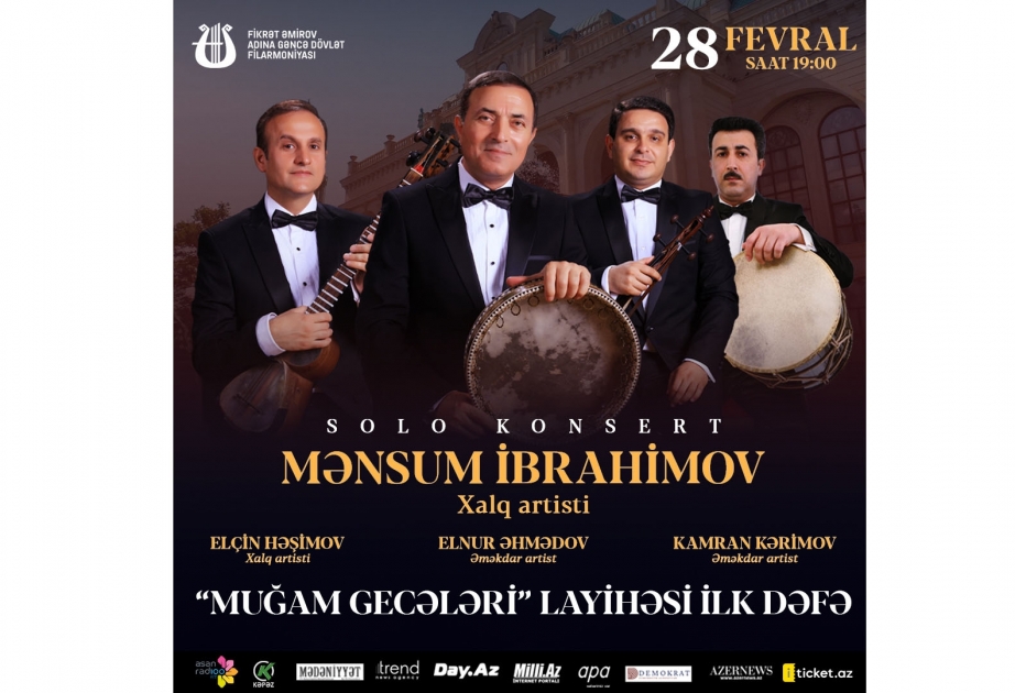 Gəncə Dövlət Filarmoniyasında yeni layihə: “Muğam gecələri”