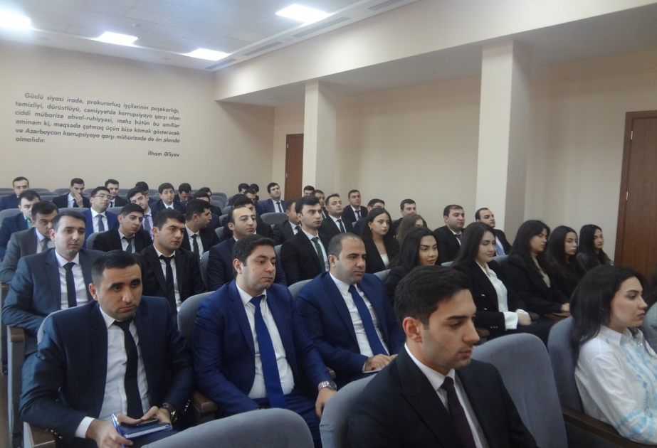 Prokurorluq orqanlarında qulluğa qəbulla bağlı müsabiqədən uğurla keçmiş namizədlər üçün təlim keçirilib