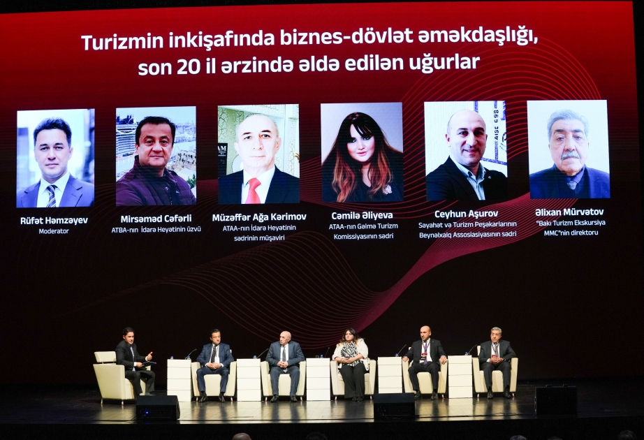 Panel müzakirə: Turizmin inkişafında biznes-dövlət əməkdaşlığı, son 20 il ərzində əldə edilən uğurlar