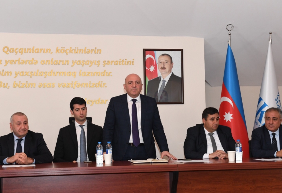 Füzuli şəhərinə köçürüləcək ailələr arasında növbəti püşkatma keçirilib