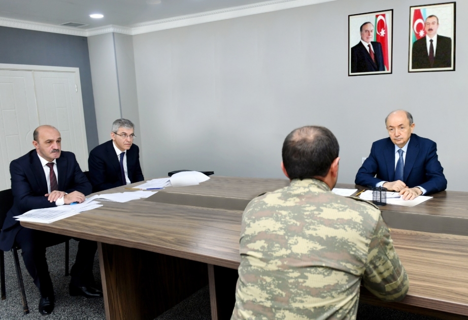 Ədliyyə naziri Ağcabədidə vətəndaşlarla görüşüb