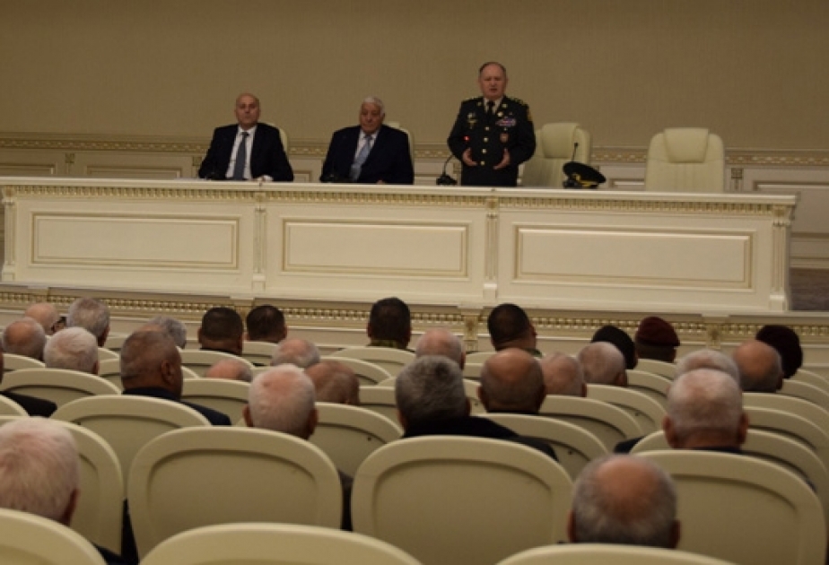 Sumqayıtda veteranlarla görüş keçirilib