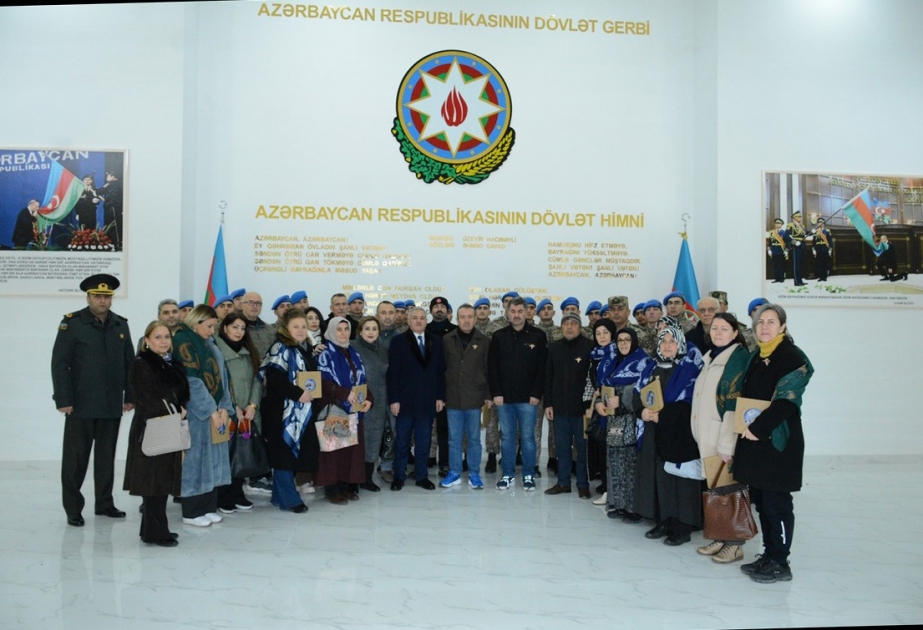 Türkiyədən olan bir qrup şəhid ailəsi Tərtər rayonuna səfər edib