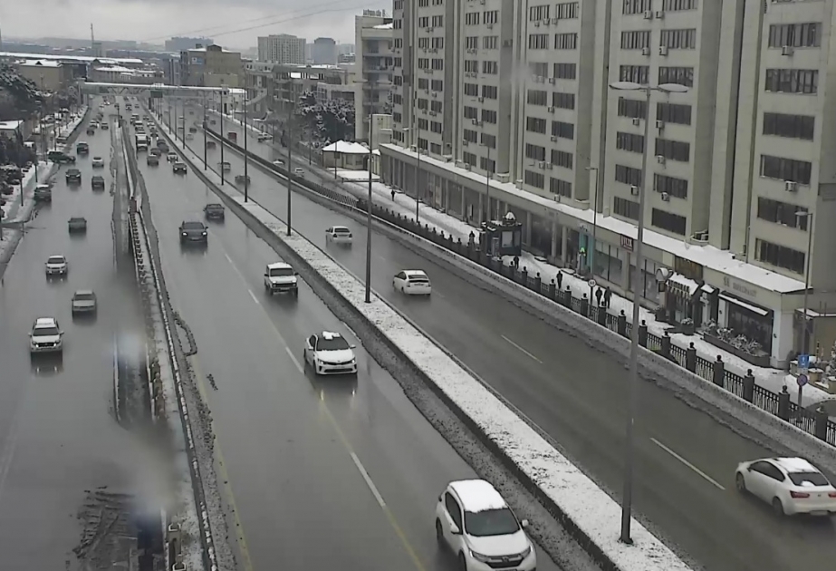 Hazırda Bakıda yollardakı vəziyyət açıqlanıb