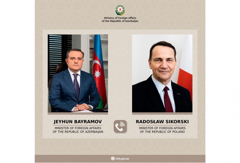 Azerbaijani, Polish FMs discuss regional issues over phone