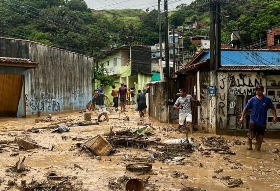 Braziliyada güclü yağışlardan sonra evlərini itirənlərin sayı 9 minə yüksəlib