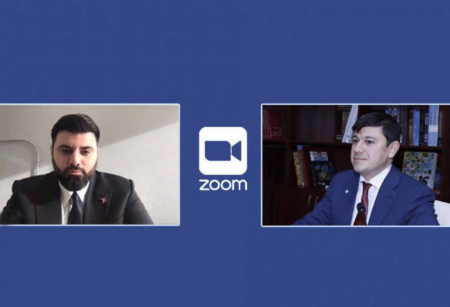 Diasporla İş üzrə Dövlət Komitəsinin sədri üçüncü “Yüksəliş” müsabiqəsinin qalibi ilə görüşüb