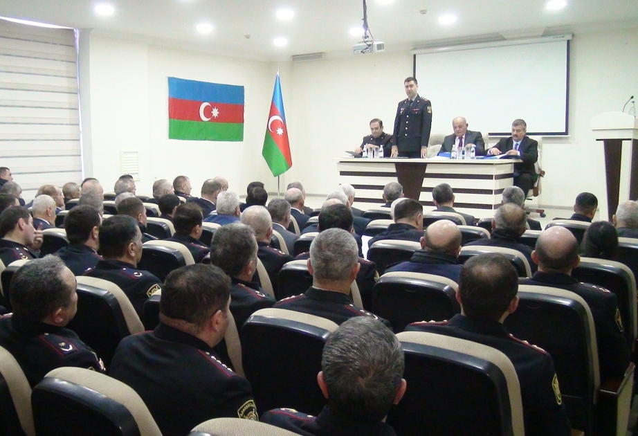 В Ширване прошел семинар-совещание, посвященный совершенствованию деятельности полиции -  подготовка к выборам