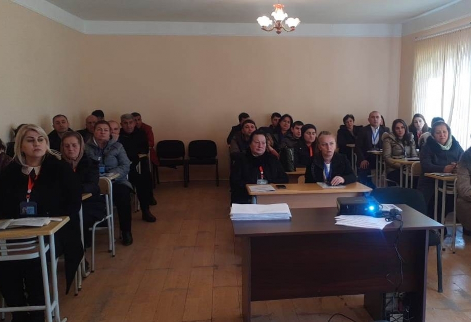 Yevlax-Mingəçevir seçki dairəsi üzrə aşağı seçki komissiyalarının 300-dən çox üzvü treninqlərə cəlb edilib