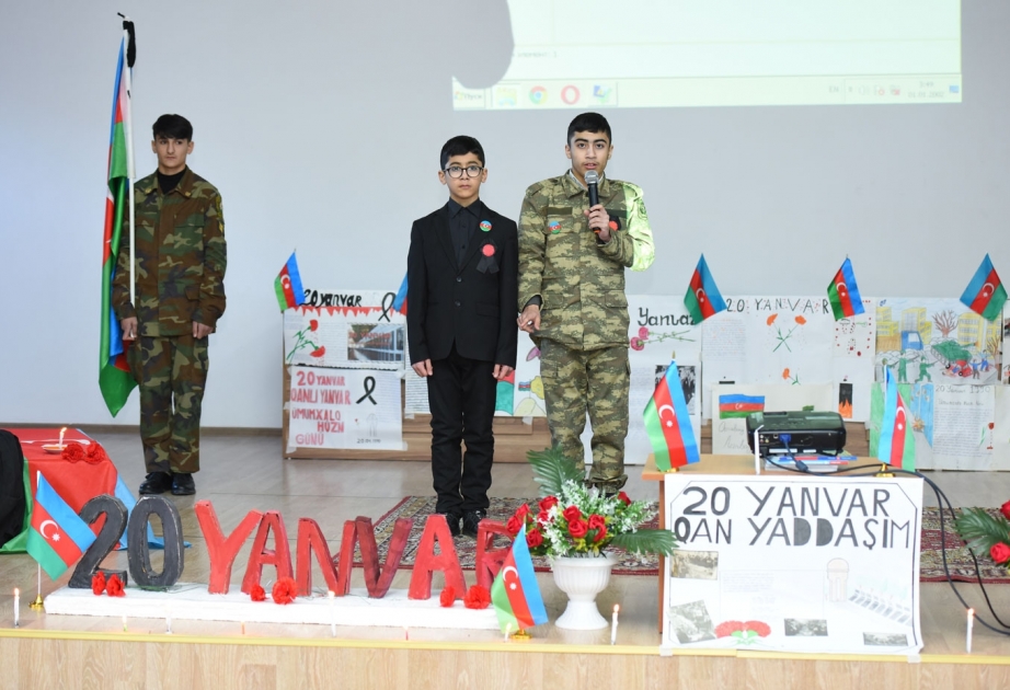 “Azadlığa gedən yolun carçıları” - internat məktəbində tədbir