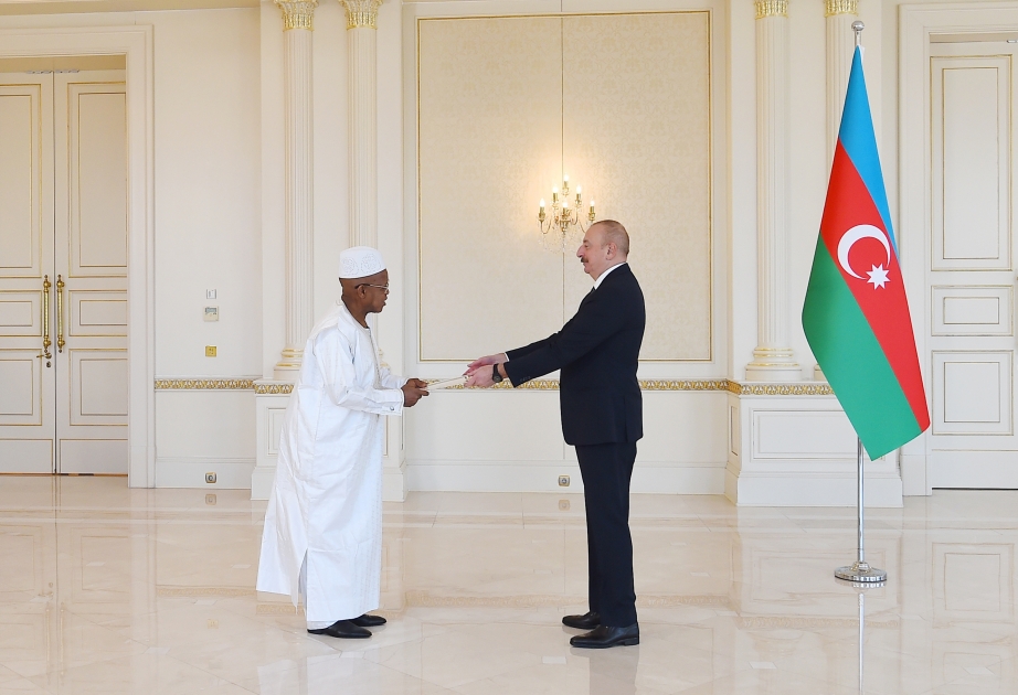 President of Azerbaijan Ilham Aliyev received credentials of incoming ambassador of Sierra Leone  VIDEO