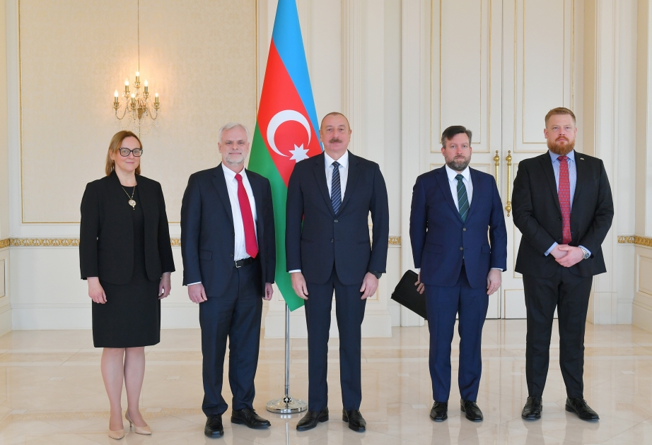 El Presidente de Azerbaiyán recibió las credenciales del Embajador entrante de EE.UU. en Azerbaiyán