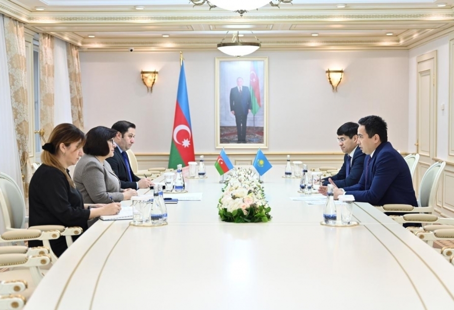 Speaker Sahiba Gafarova meets with Ambassadors of Kazakhstan, Tajikistan to Azerbaijan