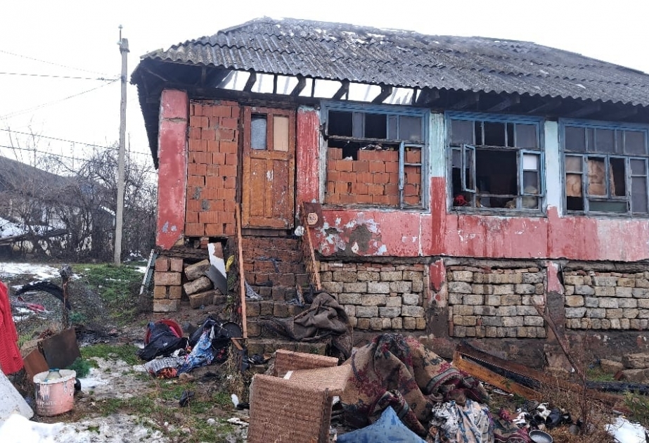 Masallıda fərdi yaşayış evində yanğın olub