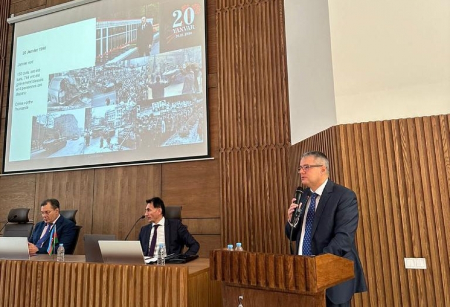 Mərakeşin İbn Tofail Universitetində 20 Yanvar faciəsi ilə bağlı təqdimat keçirilib