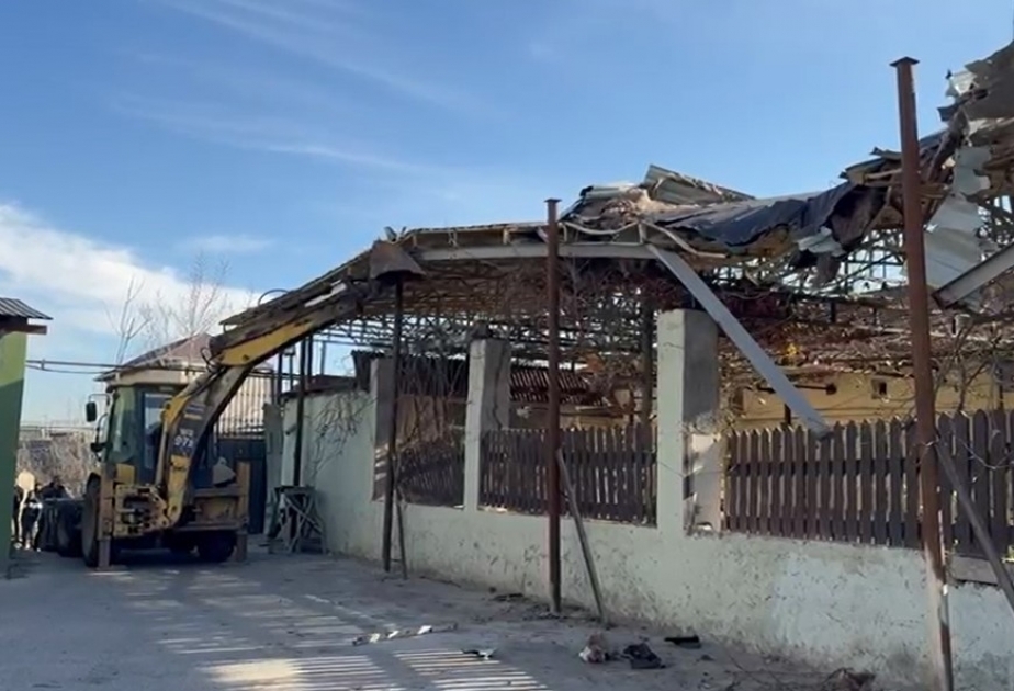 Binəqədi rayonunda qanunsuz tikinti işlərinin qarşısı alınıb VİDEO