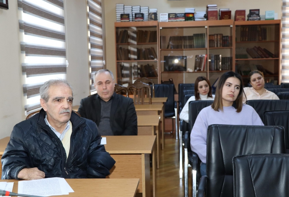 Cavad xan Gəncəlinin azadlıq mücadiləsi ilə bağlı elmi seminar