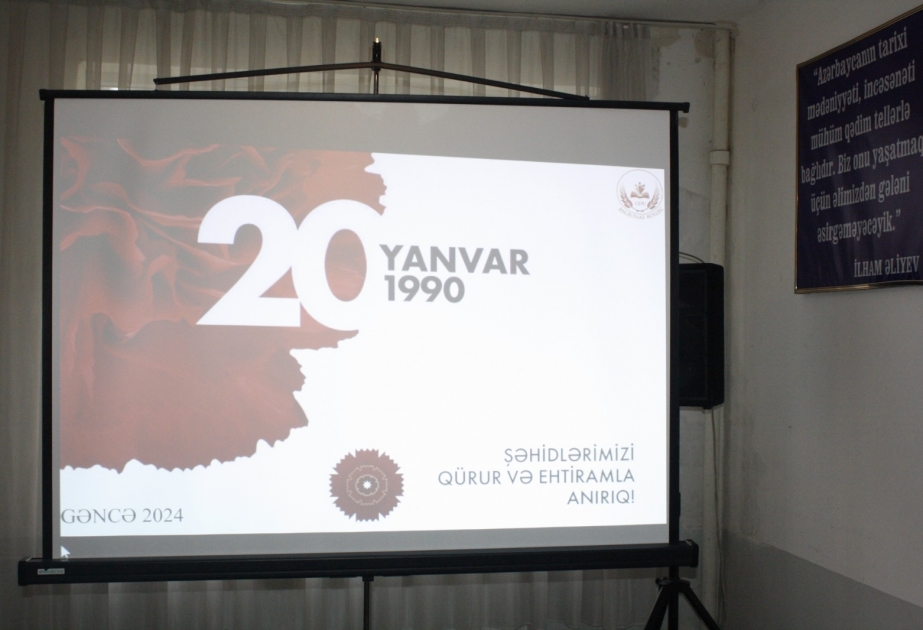 Regional kollecdə 20 Yanvar faciəsi qurbanlarının xatirəsi anılıb