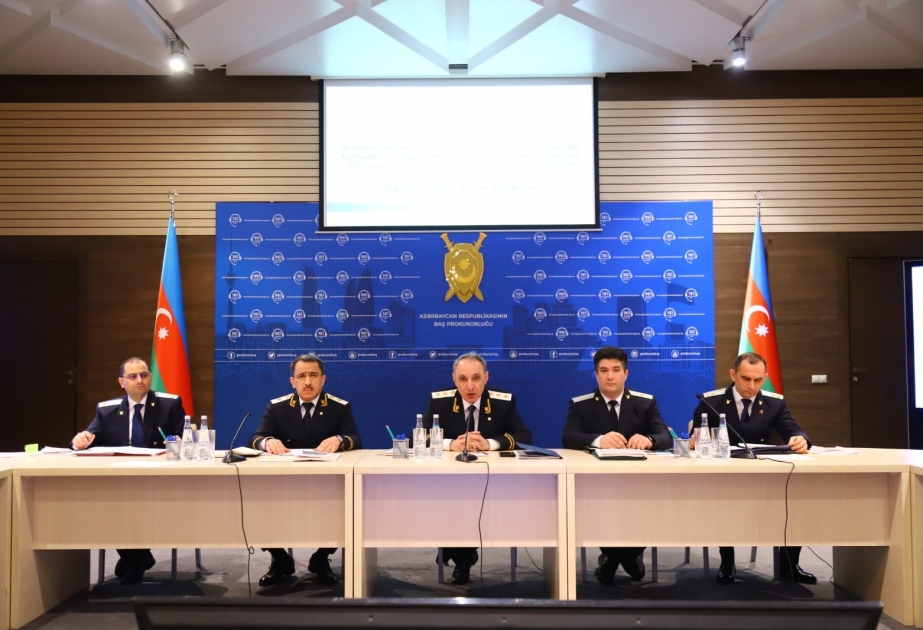 Baş prokuror yanında Korrupsiyaya qarşı Mübarizə Baş İdarəsində geniş əməliyyat müşavirəsi keçirilib