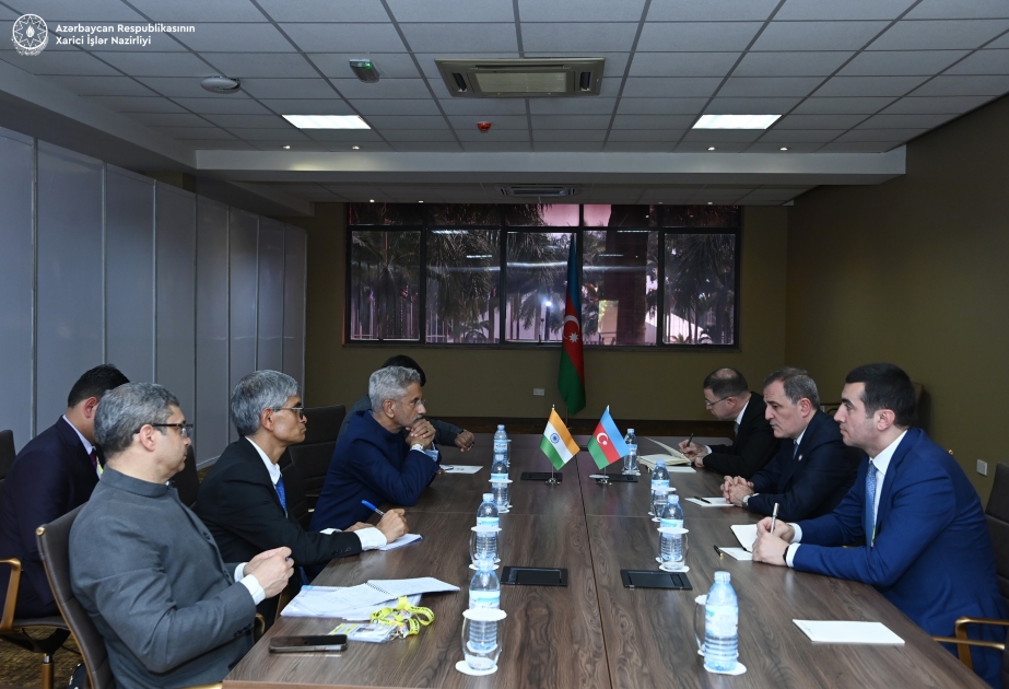 Ceyhun Bayramov hindistanlı həmkarı ilə görüşdə Ermənistanın qeyri-konstruktiv mövqeyindən çəkindirilməsinin vacib olduğunu vurğulayıb