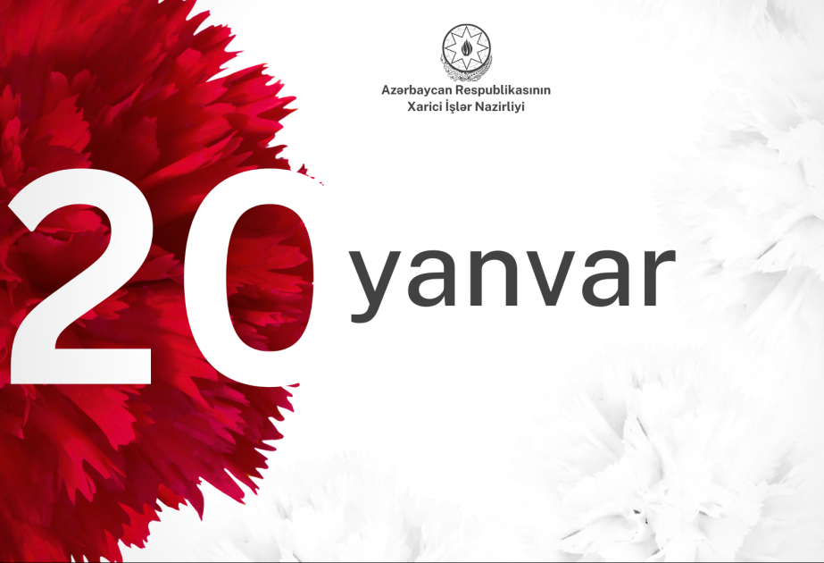 Xarici İşlər Nazirliyi 20 Yanvar faciəsi ilə bağlı bəyanat yayıb