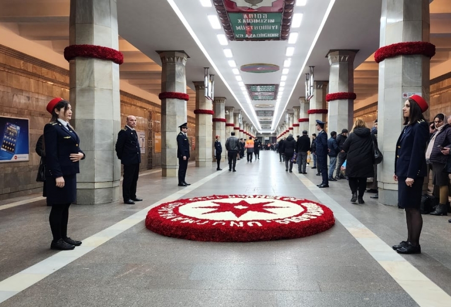 В бакинском метрополитене отмечают годовщину трагедии 20 Января