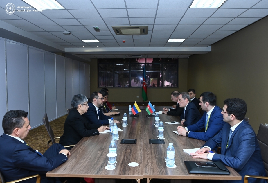 Azerbaijani FM holds talks with Venezuelan counterpart