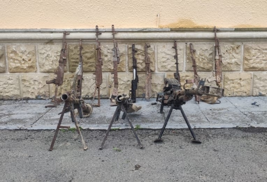 В Физули обнаружены оружие и боеприпасы