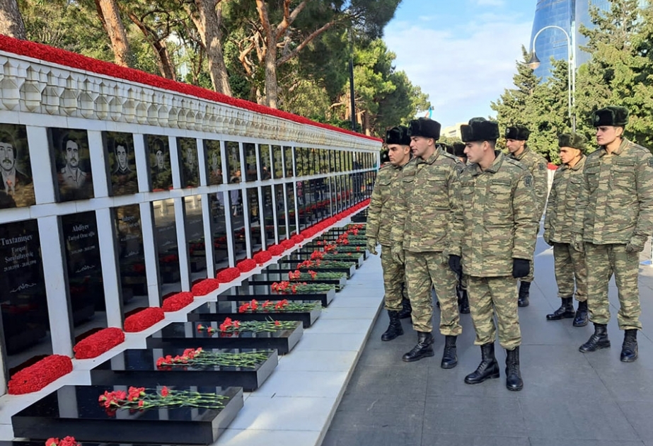 Azərbaycan Ordusunda 20 Yanvar faciəsinin ildönümü ilə əlaqədar silsilə tədbirlər keçirilib