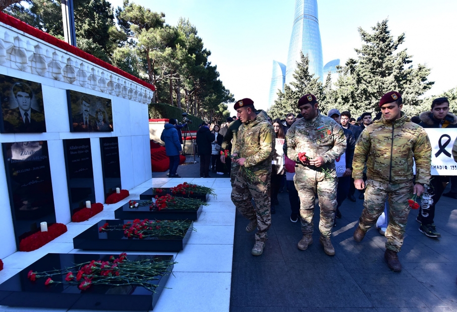 “Böyük Qayıdış” Gənclər Təşkilatı 20 Yanvar faciəsinin ildönümünü bir sıra tədbirlərlə qeyd edib