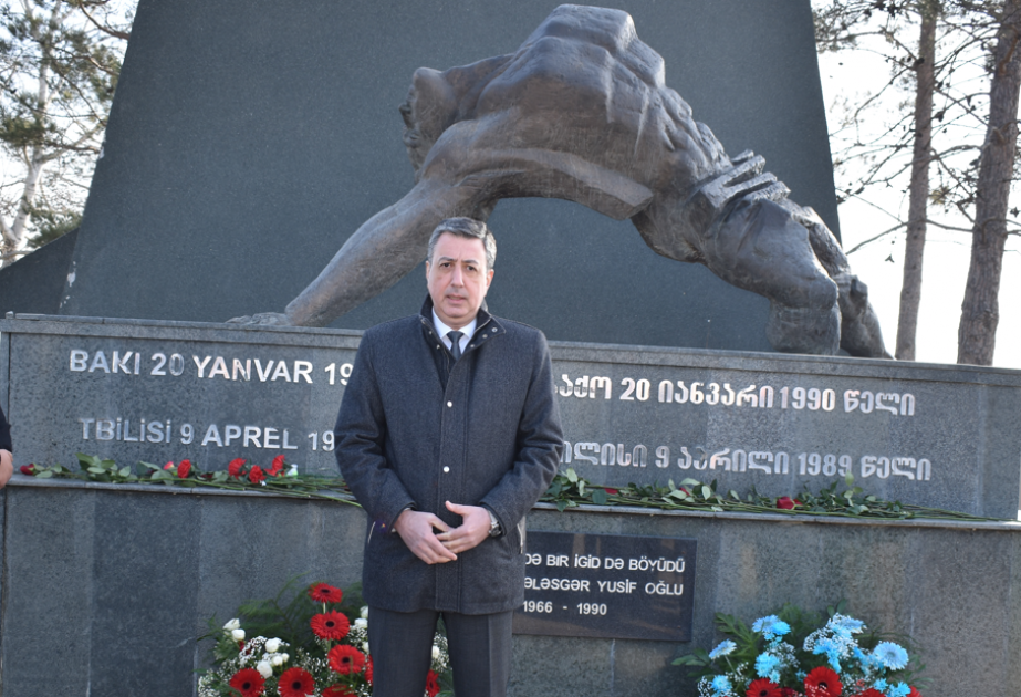 Gürcüstanda 20 Yanvar şəhidlərinin xatirəsi ehtiramla yad olunub