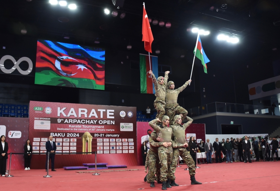20 Yanvar şəhidlərinin xatirəsinə həsr olunmuş beynəlxalq karate turnirinin açılışı olub