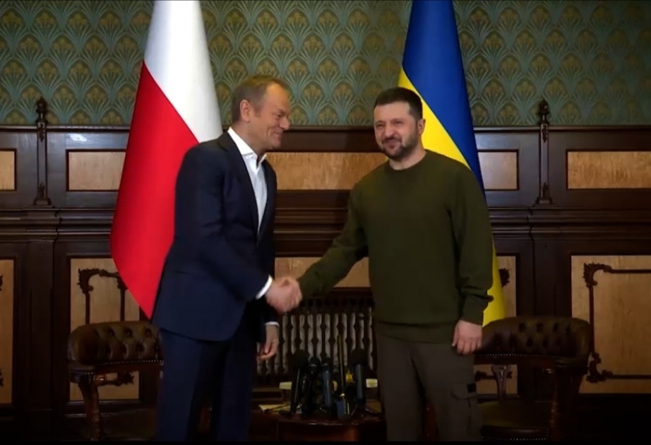 Zelenski: Ukrayna Polşa ilə əməkdaşlığı yüksək qiymətləndirir