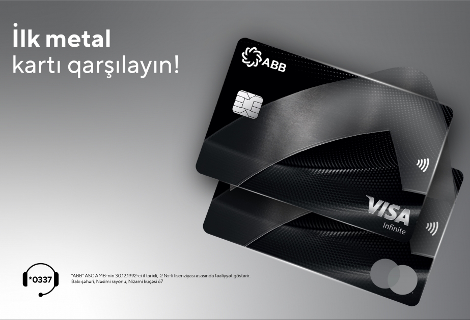®  ABB ölkəmizdə ilk metal ödəniş kartını təqdim edib